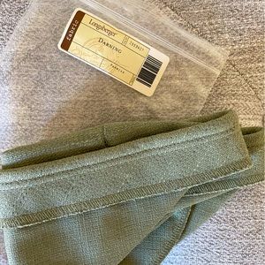 Longaberger Darning Basket Liner-SAGE